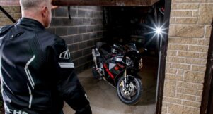 Does where you store your motorbike impact your insurance premium?