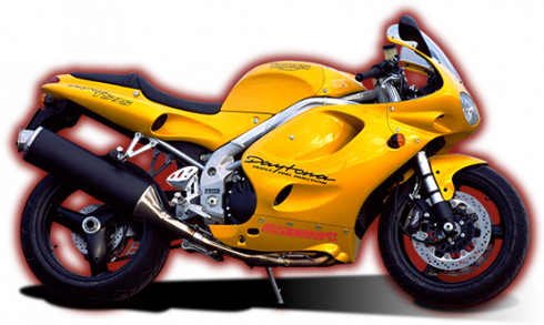 Yellow Motorbike